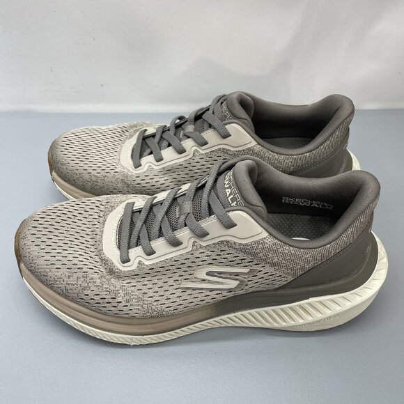 Skechers Go Walk Sneakers Shoe Max Cushioning Arch Fit Comfort Taupe Gray Mens 9 - Picture 6 of 13